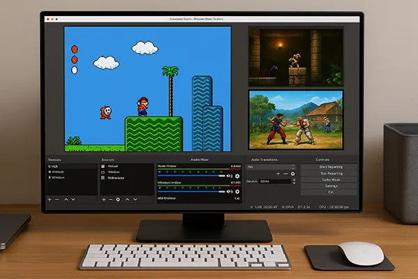 Écran de streaming sur macOS