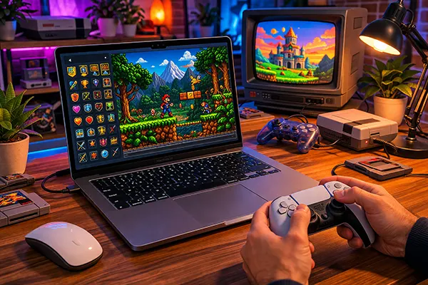 Emulator achievement overlay